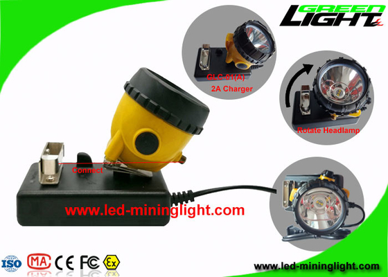 Phare d'exploitation de 25000 lux LED, lampe de chapeau de mineurs de la sécurité 10.4Ah anti-déflagrante