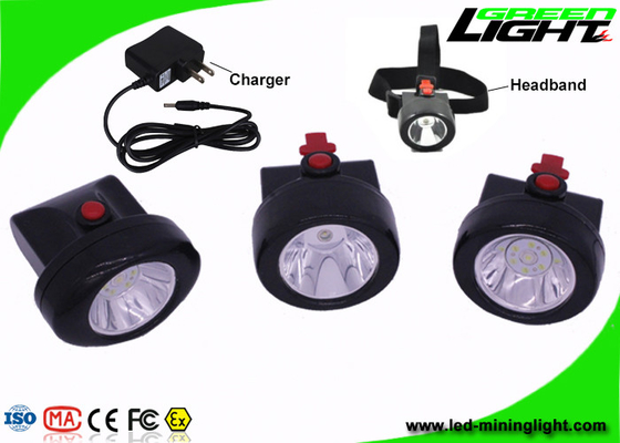 3.7V Li - heures de temps d'éclairage d'Ion Battery Mining Cap Lights 13 rechargeables - 15