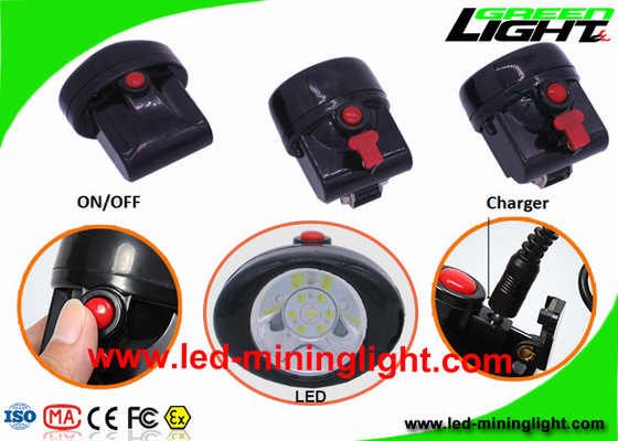 3.7V Li - heures de temps d'éclairage d'Ion Battery Mining Cap Lights 13 rechargeables - 15