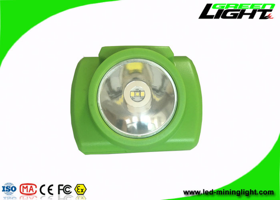 vert de lampe de chapeau de mineurs de l'éclat 13000lux 3.7V sans fil avec le PC Shell