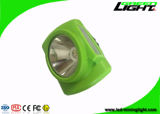 vert de lampe de chapeau de mineurs de l'éclat 13000lux 3.7V sans fil avec le PC Shell
