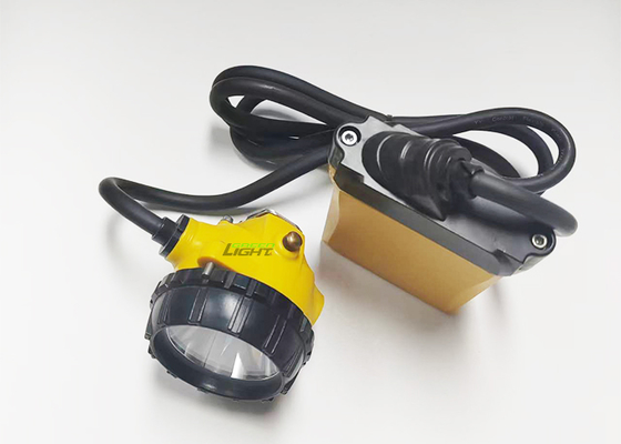 Lampe à haute intensité 10400mah 348lum Rechargeable Led Mining Cap Lampe de charbon mineur lampe 25000lux