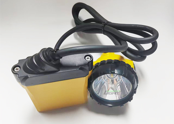Lampe à haute intensité 10400mah 348lum Rechargeable Led Mining Cap Lampe de charbon mineur lampe 25000lux