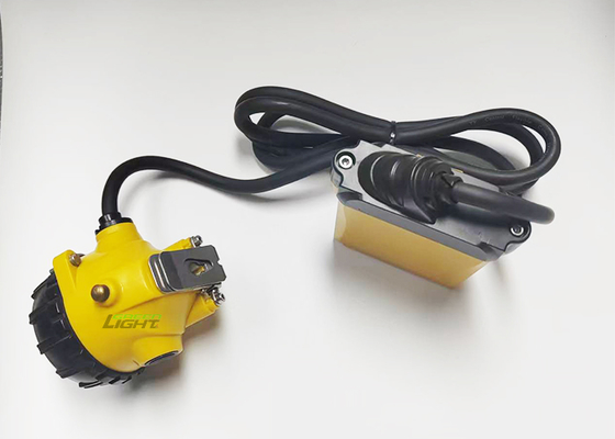 Lampe à haute intensité 10400mah 348lum Rechargeable Led Mining Cap Lampe de charbon mineur lampe 25000lux