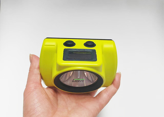 Nouvelle conception de lampe frontale minière à LED, 25000 lux, étanche IP68, rechargeable, avec SOS
