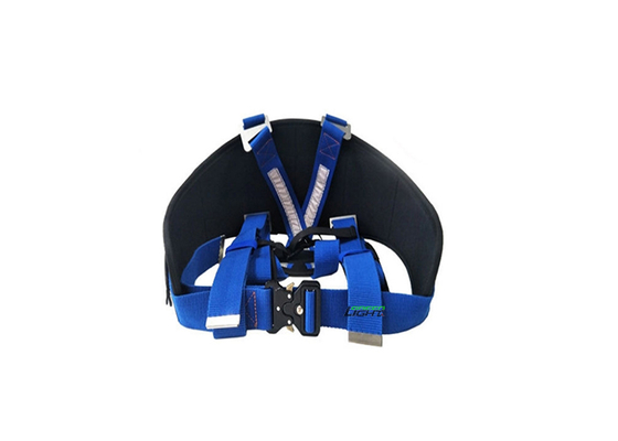 Ceinture de sécurité minière réglable en polyester avec bretelles et support lombaire