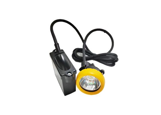 10000lux 18hrs Lampe Minière LED pour Casque de Sécurité, 7.8Ah IP68
