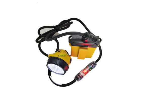 25000lux Lampes à capuchon de sécurité à LED 10.4Ah Rechargeable SAMSUNG Lampes à capuchon à batterie avec lumière d'avertissement clignotante