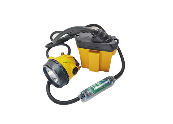 25000lux Lampes à capuchon de sécurité à LED 10.4Ah Rechargeable SAMSUNG Lampes à capuchon à batterie avec lumière d'avertissement clignotante