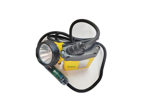 Lampe frontale de mineur avec batterie li-ion rechargeable 10,4 Ah, étanche IP68, 3W, avec lumière SOS