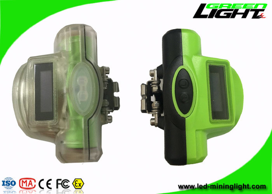 Batterie sans fil de Lux Brightness 6.4Ah de la lampe de chapeau de l'anti eau 13000 avec la couleur verte