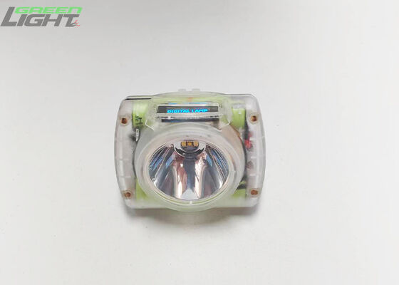 Lampe à capuche rechargeable pour mineurs de charbon 13000 Lux IP68 Lampe à casque imperméable avec écran OLED