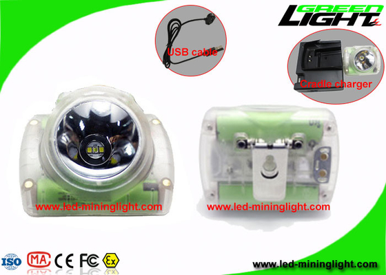 L'exploitation sans fil matérielle de PC dur allume 13000 Lux High Power Helmet Lamp 1.78W