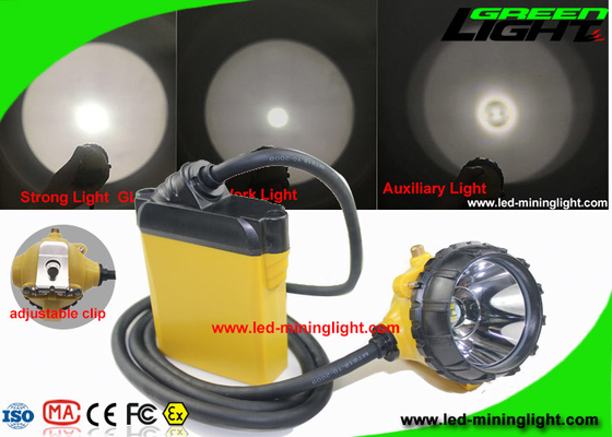 avertissement haut-bas de puissance faible de Cree With Cable SOS de poutre de lumière de casque de mineurs 10.4Ah