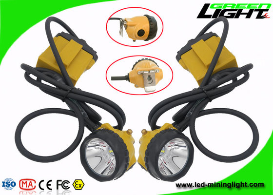 Lumières de extraction rechargeables du casque antichoc LED de la preuve 25000lux de l'eau IP68 avec la capacité 10.4Ah