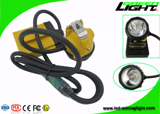 Lumières de extraction rechargeables du casque antichoc LED de la preuve 25000lux de l'eau IP68 avec la capacité 10.4Ah