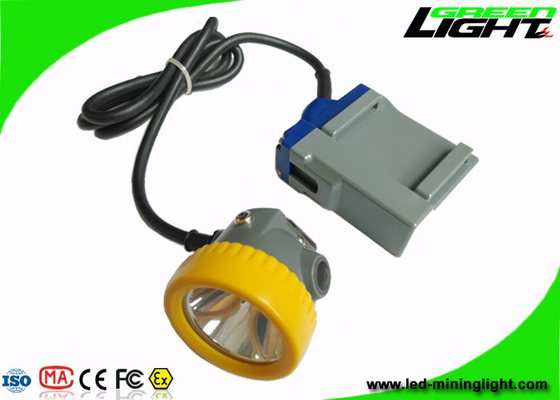 la batterie LED du Li-ion 6.6Ah extrayant la poutre 15000lux élevée légère a attaché la lampe ignifuge