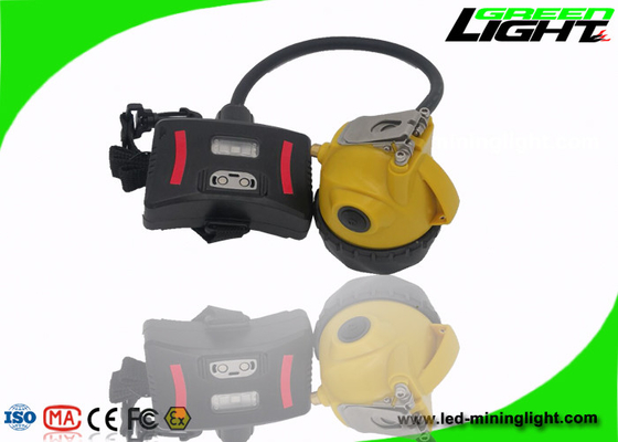 poutre élevée imperméable Semi-attachée légère du phare 15000Lux 1.7W d'exploitation de la lampe de chapeau 392g IP68 LED ignifuge