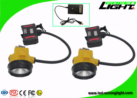 poutre élevée imperméable Semi-attachée légère du phare 15000Lux 1.7W d'exploitation de la lampe de chapeau 392g IP68 LED ignifuge
