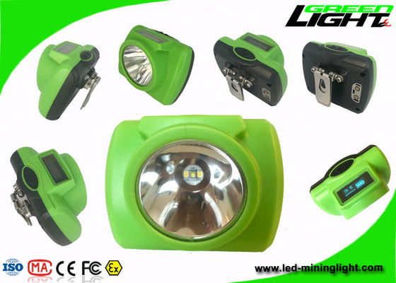 Lumières auxiliaires légères principales 13000lux de la lampe de chapeau de mineurs de la sécurité LED la souterraine deux