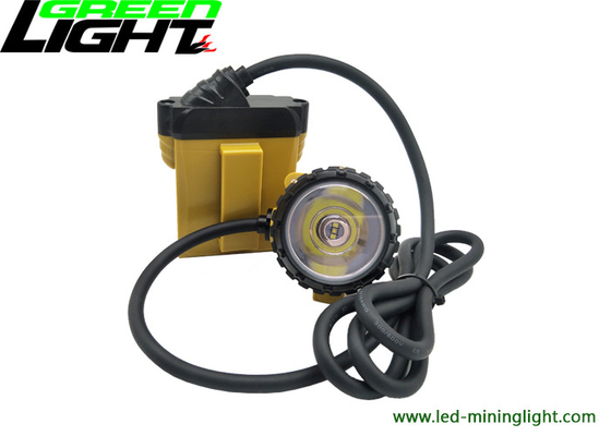 25000 tasse de allumage en aluminium de Lux Corded Miners Cap Lamp 10.4Ah avec la tache lumineuse parfaite IP68 imperméable