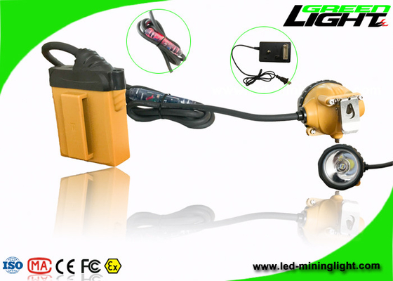 Le casque IP68 antichoc de extraction imperméable a mené les cycles 1200 de batterie d'éclat des lumières 3.7V 25000lux