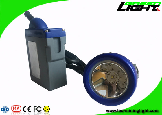 Anti phare explosif d'exploitation de LED, temps de travail mené souterrain de la lampe de chapeau d'exploitation 16hours