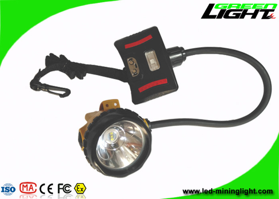 poutre élevée imperméable Semi-attachée légère du phare 15000Lux 1.7W d'exploitation de la lampe de chapeau 392g IP68 LED ignifuge