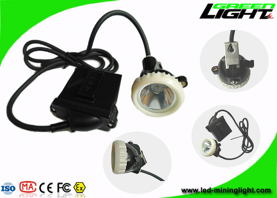 L'anti souterrain explosif de sécurité a attaché la lampe de chapeau de mineurs menés 6.6Ah 1.67W 10000Lux