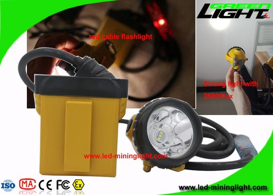 Phare mené rechargeable anti-déflagrant 25000 Lux With Security Cable Flashlight