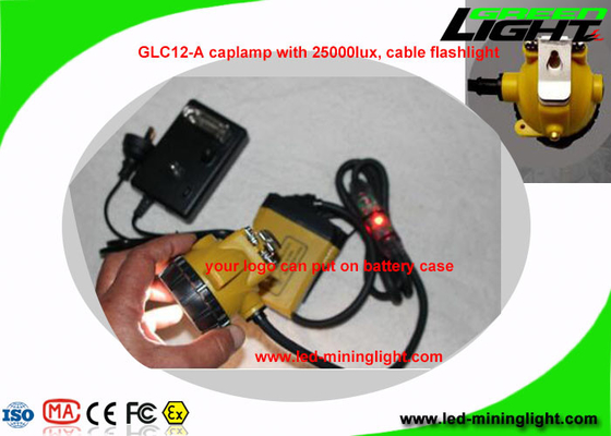 Phare mené rechargeable anti-déflagrant 25000 Lux With Security Cable Flashlight