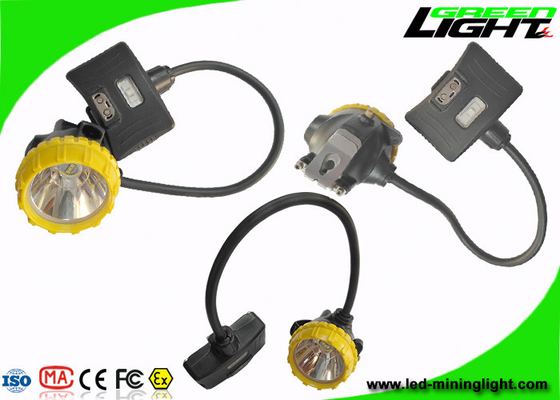 Les lumières 15000lux de chapeau de l'exploitation IP68 ont semi attaché la batterie de 3.7V 450mA 6.8Ah Panasonic
