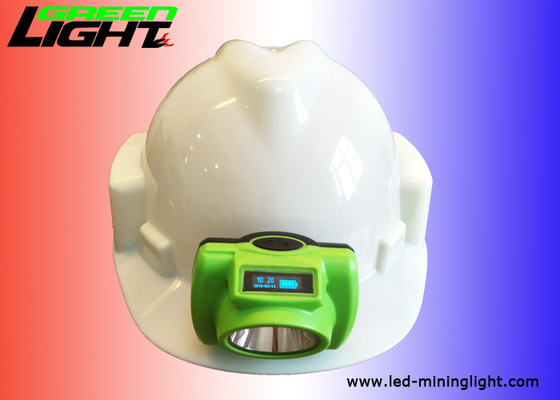 Lumières matérielles de charbonnage de PC d'ABS, batterie de extraction menée 3.7v de la lampe de chapeau 6.8Ah