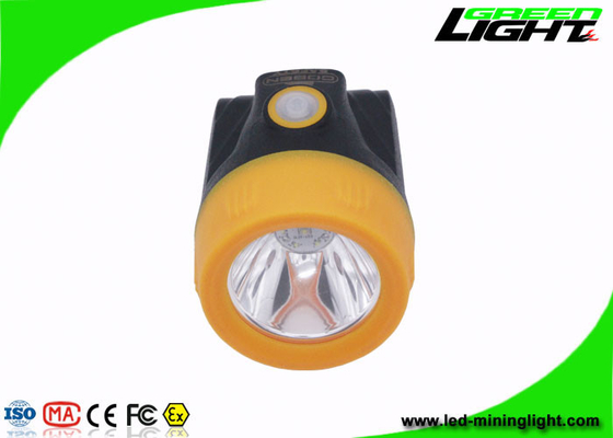 lampes de chapeau de mineurs de la capacité 3.8Ah 10000lux sans fil pour l'éclairage de sécurité de site minier