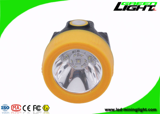 lampes de chapeau de mineurs de la capacité 3.8Ah 10000lux sans fil pour l'éclairage de sécurité de site minier