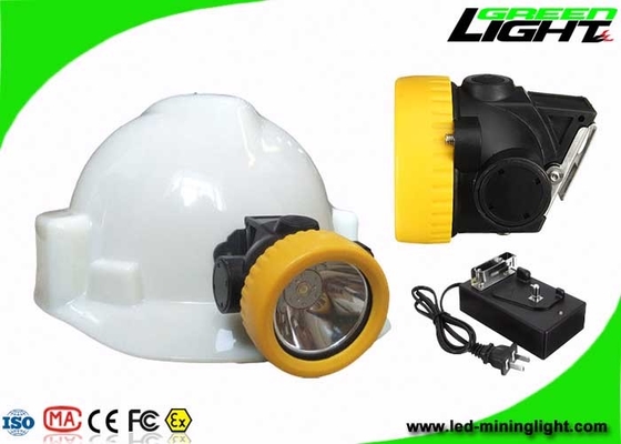 Batterie de extraction du phare menée par matériel 2.2Ah d'ABS d'IP68 5000lux avec du temps d'éclairage 15hours