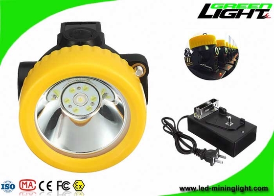 Batterie de extraction du phare menée par matériel 2.2Ah d'ABS d'IP68 5000lux avec du temps d'éclairage 15hours