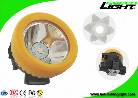 Batterie de extraction du phare menée par matériel 2.2Ah d'ABS d'IP68 5000lux avec du temps d'éclairage 15hours