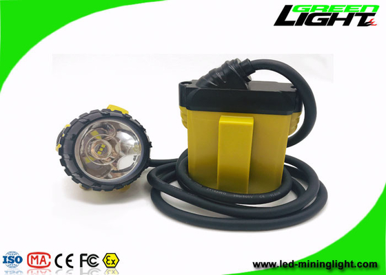 Lumières souterraines 3W de charbonnage de 25000 lux 10.4Ah avec la fonction d'avertissement de puissance faible