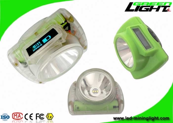 Écran rechargeable matériel IP68 13000lux 6.8Ah 1.78W du phare OLED du PC LED d'ABS