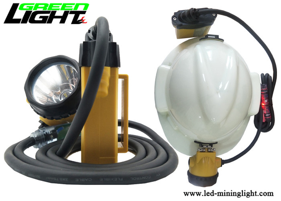 Phare rechargeable de allumage en aluminium 25000lux IP68 CREE Light Source de mineurs de tasse