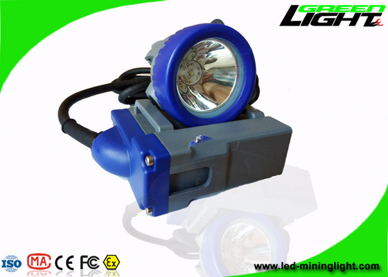 La lampe de chapeau rechargeable des mineurs 6.6Ah menés 4000lux GLT-7A a attaché le matériel du PC IP68