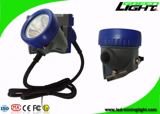 La lampe de chapeau rechargeable des mineurs 6.6Ah menés 4000lux GLT-7A a attaché le matériel du PC IP68