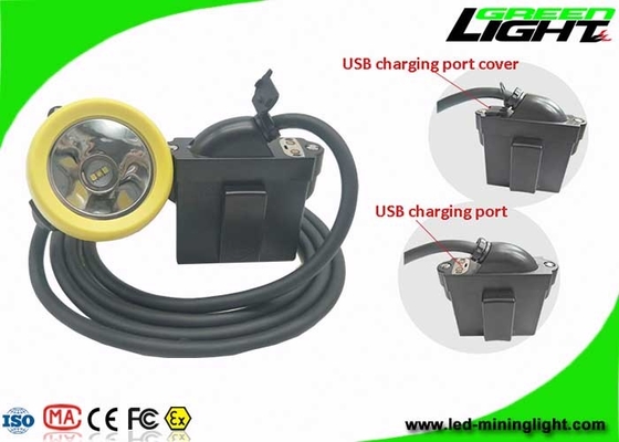 le chapeau souterrain du charbonnage 10000lux allume le câble de remplissage d'USB avec la fonction de SOS