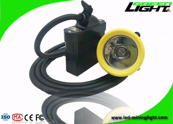 Phare rechargeable 10000lux 18hours IP68 du chapeau LED de bouton de silicium avec le remplissage d'USB