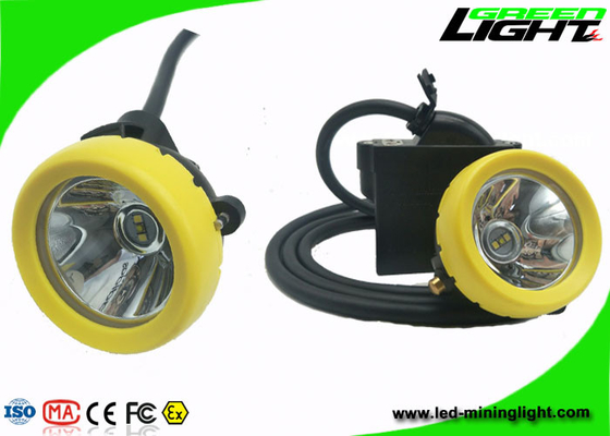 Phare rechargeable 10000lux 18hours IP68 du chapeau LED de bouton de silicium avec le remplissage d'USB