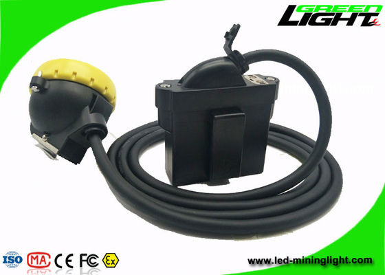 Phare rechargeable 10000lux 18hours IP68 du chapeau LED de bouton de silicium avec le remplissage d'USB