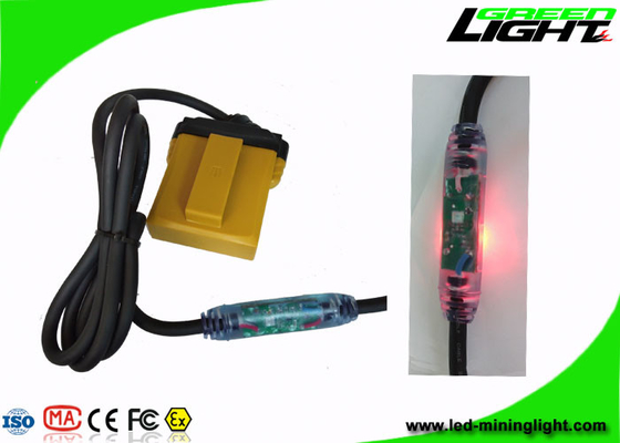 le chapeau de extraction de 10.4Ah IP68 allume l'avertissement de puissance faible de 25000 Lux Minig Corded Cable With