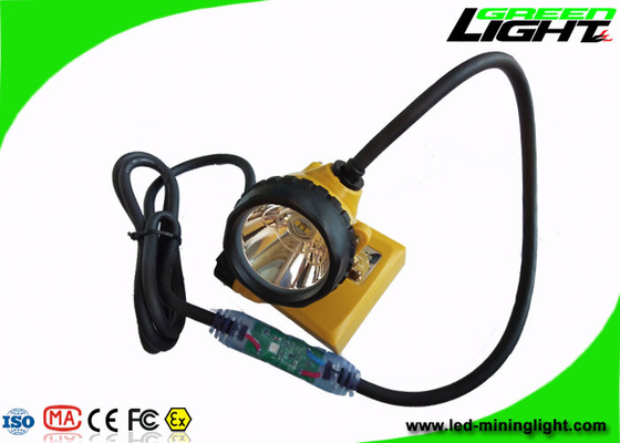 le chapeau de extraction de 10.4Ah IP68 allume l'avertissement de puissance faible de 25000 Lux Minig Corded Cable With