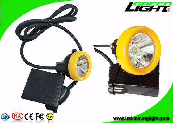 Batterie légère de l'exploitation IP68 10000lux 6.6Ah de Cree Source LED avec le bouton de silicium